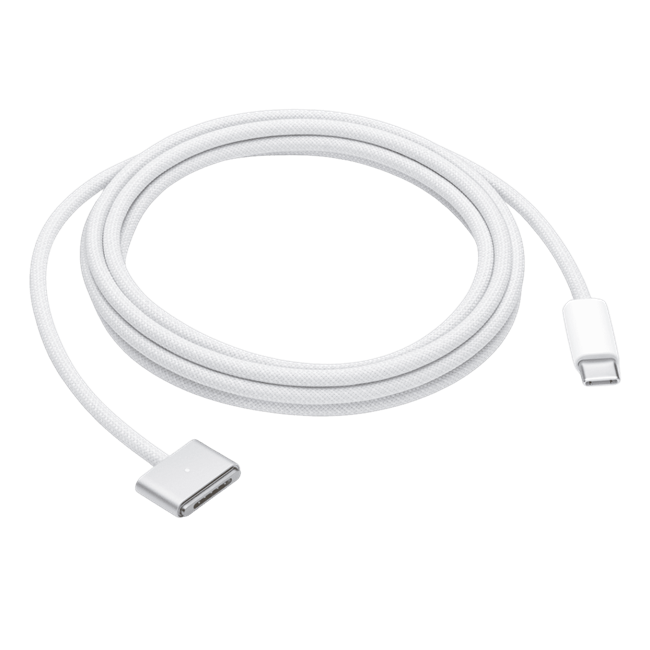 Cáp sạc MagSafe 3 Apple 2m màu bạc với đầu nối từ tính