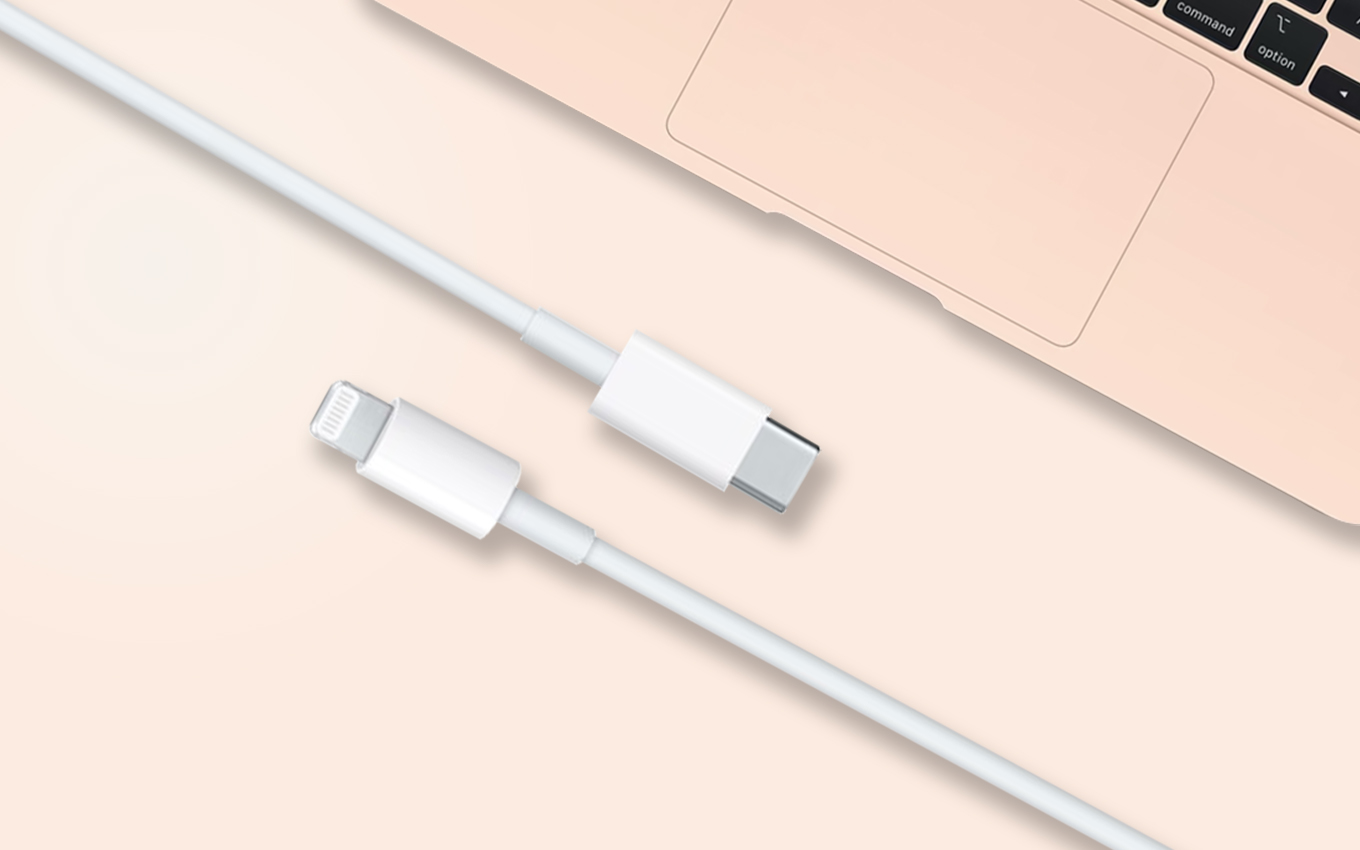 Cáp sạc USB-C - Lightning 1m - Vẻ ngoài gọn gàng, thiết kế hiện đại