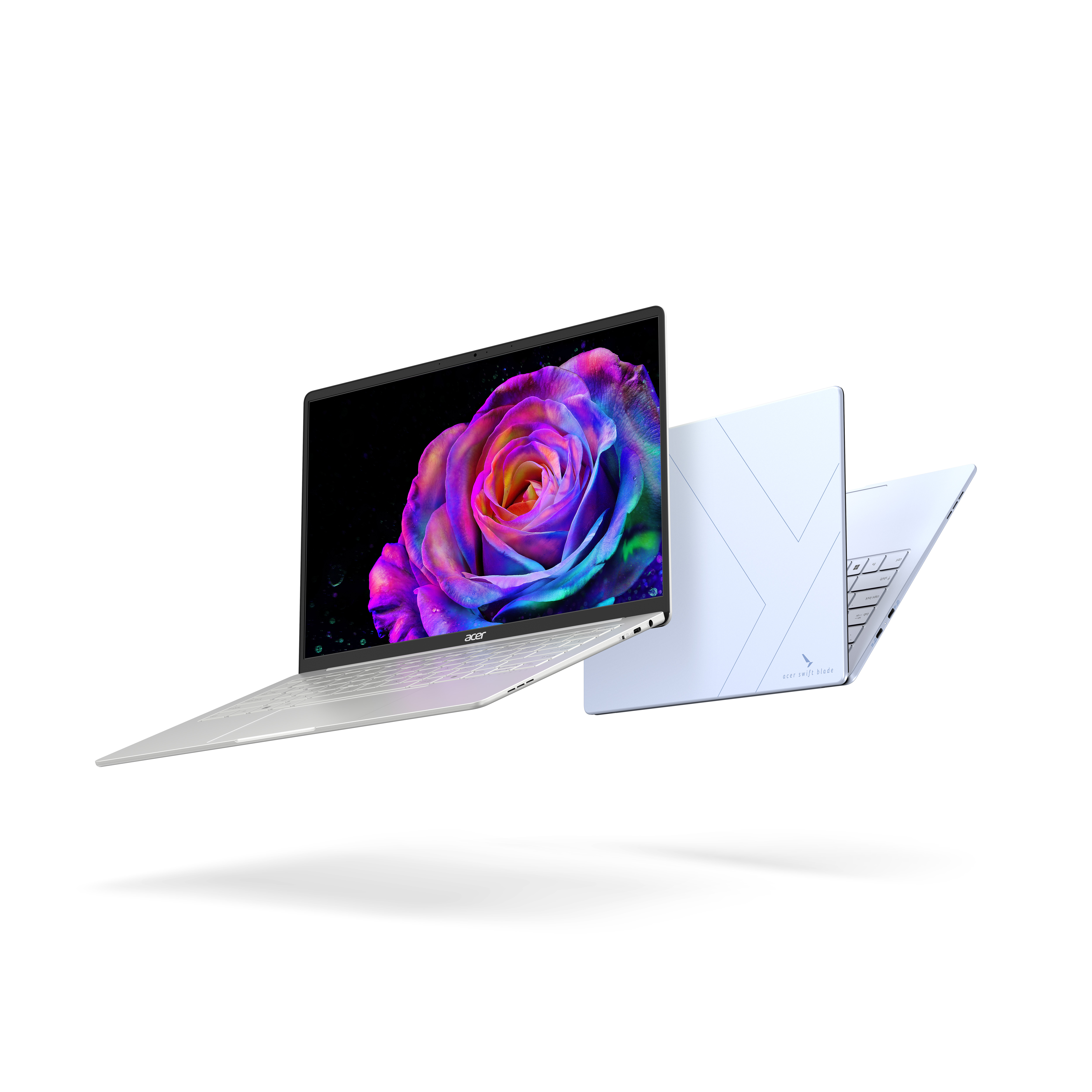 Hai góc nhìn của mẫu Acer Swift Blade 14 mỏng nhẹ