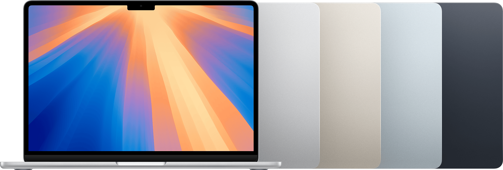 MacBook Air 13 inch M4 đời 2025 trong các màu do Apple công bố