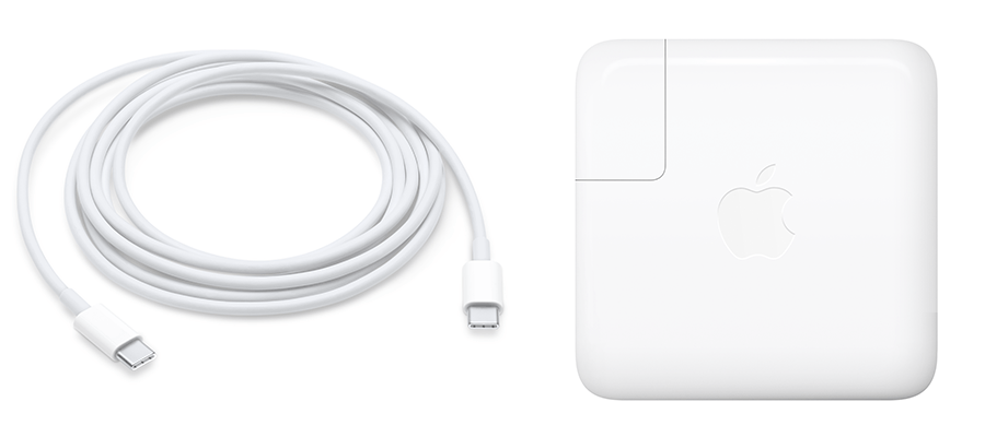 Củ sạc USB-C 61W và cáp sạc USB-C hai đầu của Apple