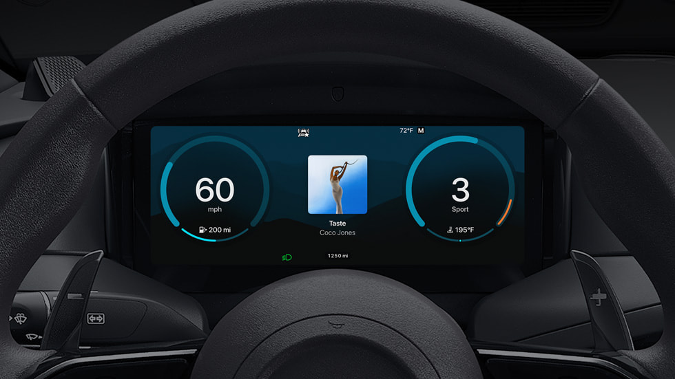 Chủ đề cụm đồng hồ trên CarPlay Ultra