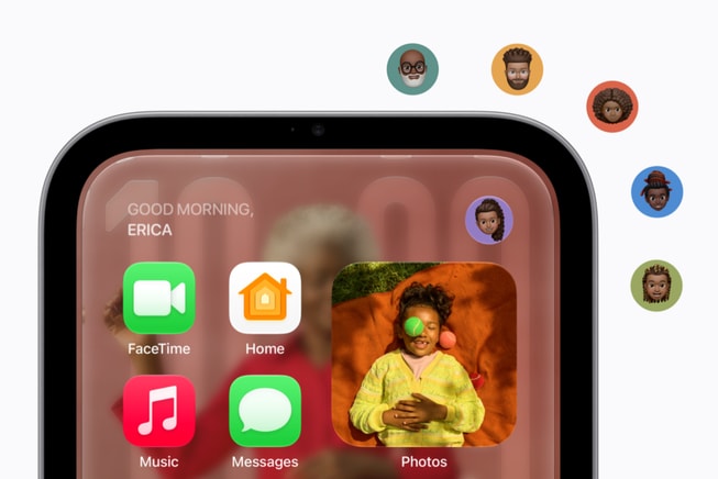 Apple HomeView nhận diện người dùng và hiện màn hình cá nhân