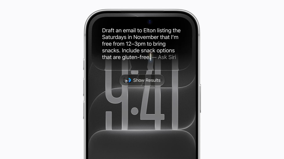 Write with Siri tạo bản nháp trên iPhone 18 Pro