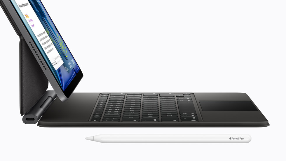 iPad Air M4 với Magic Keyboard và Apple Pencil Pro