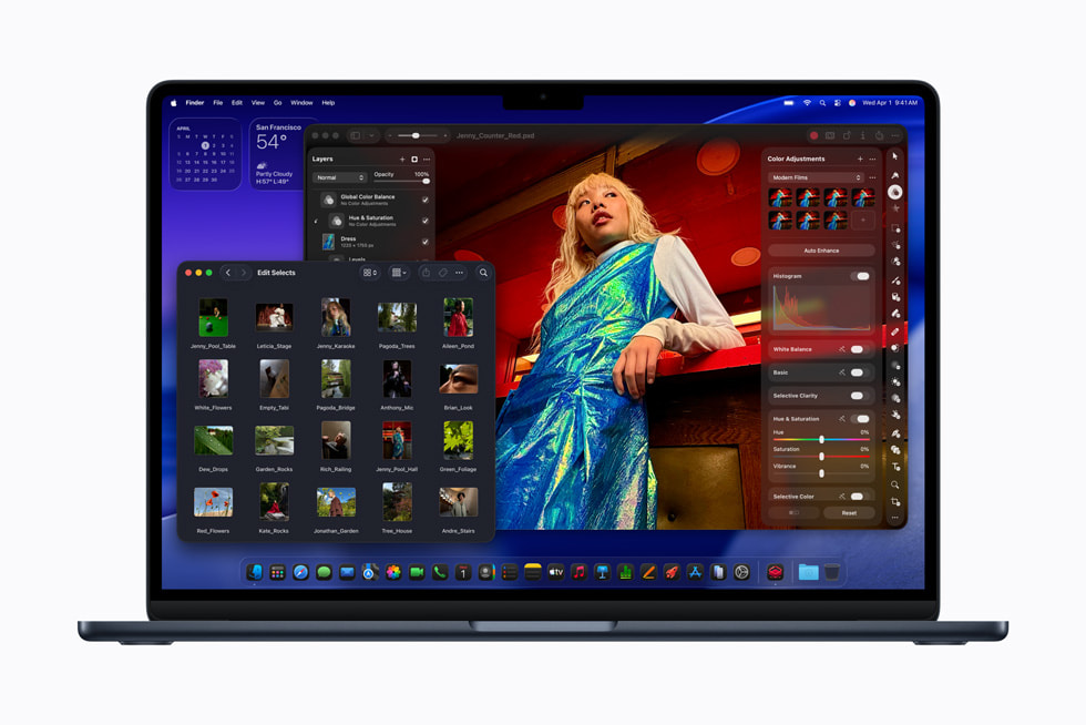 Finder và ứng dụng Ảnh trên MacBook Air