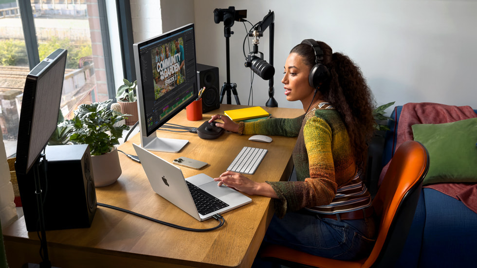 Thu podcast với MacBook Pro M5