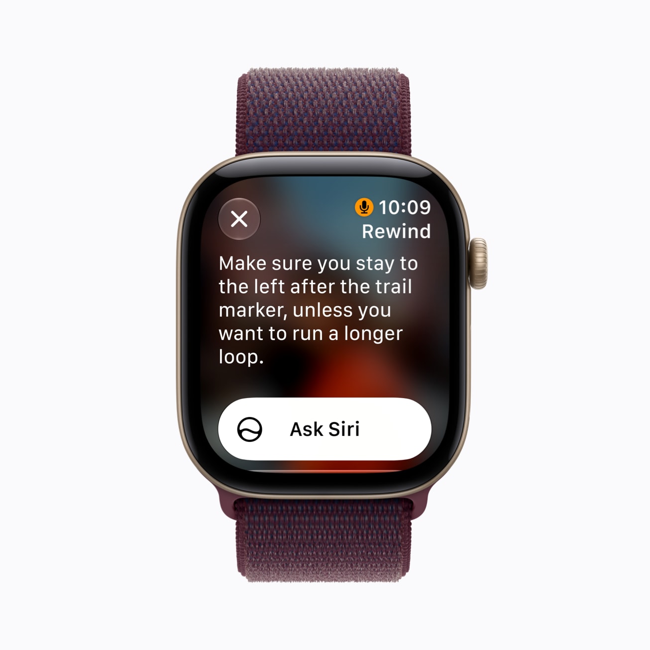 Tính năng Live Rewind hiển thị đoạn hội thoại vừa qua dưới dạng văn bản trên Apple Watch Series 12