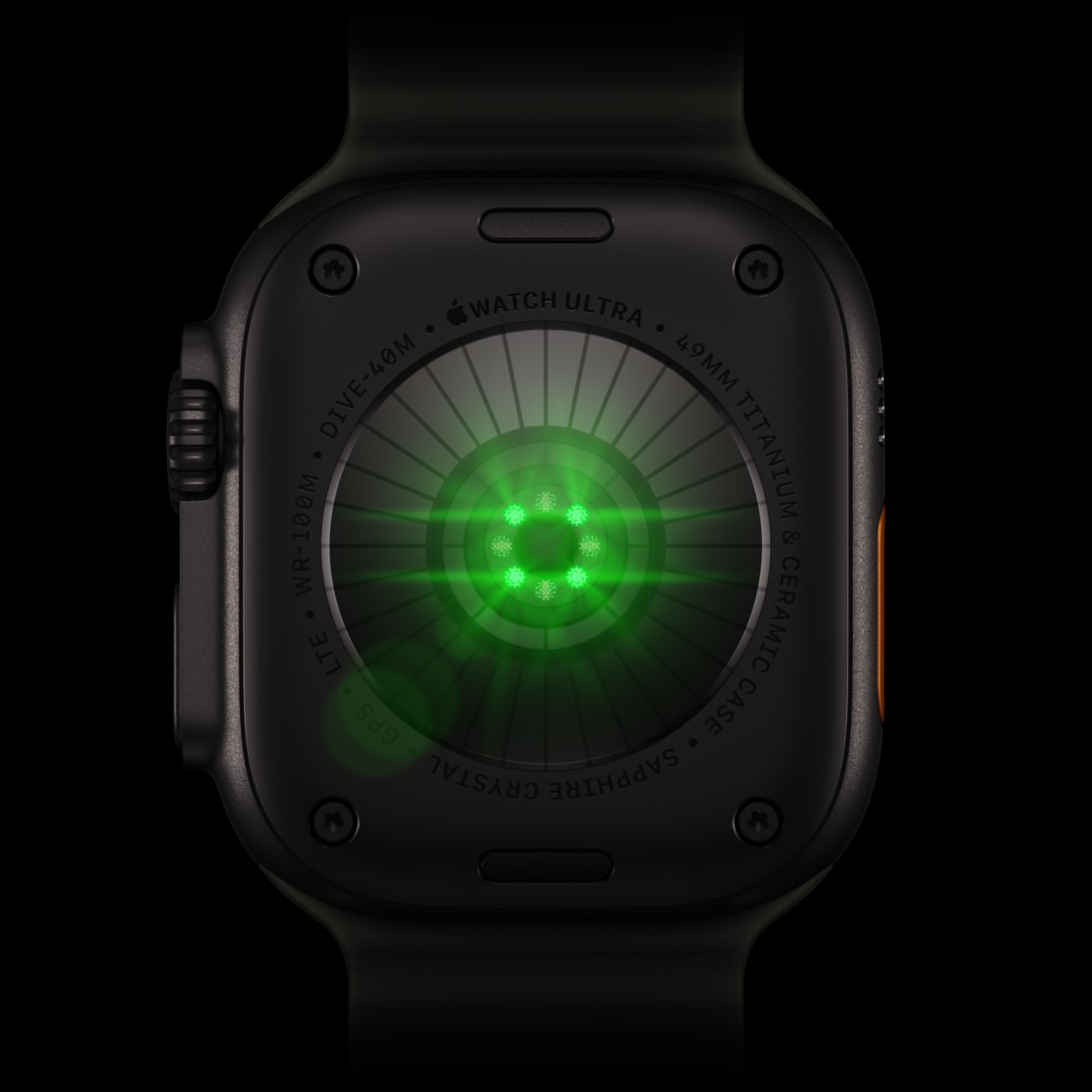 Mặt lưng cảm biến nhịp tim mới trên Apple Watch Ultra 4