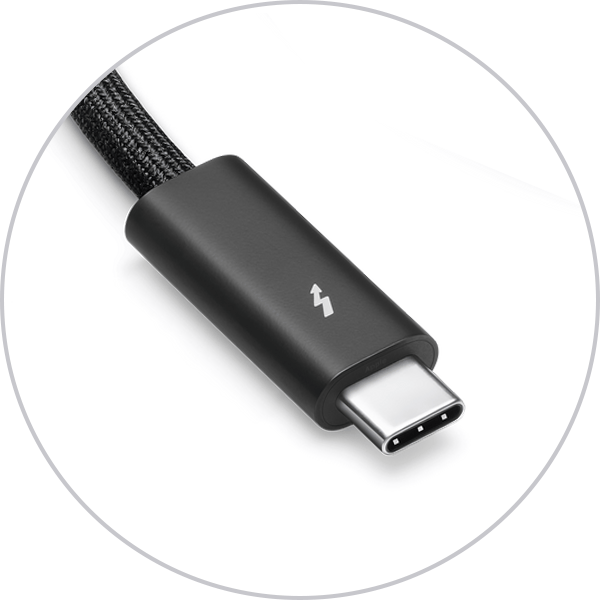 Đầu cáp Thunderbolt hỗ trợ xuất hình ảnh độ phân giải cao và truyền dữ liệu