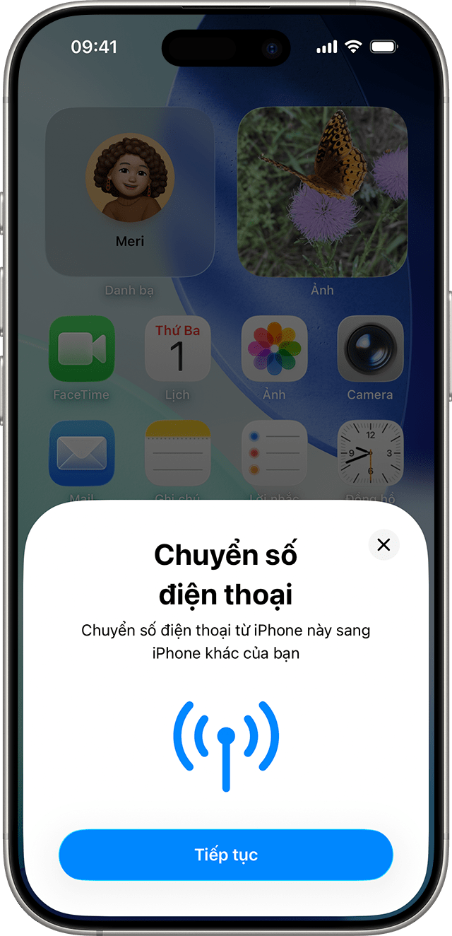 Lời nhắc chuyển số điện thoại sang iPhone mới