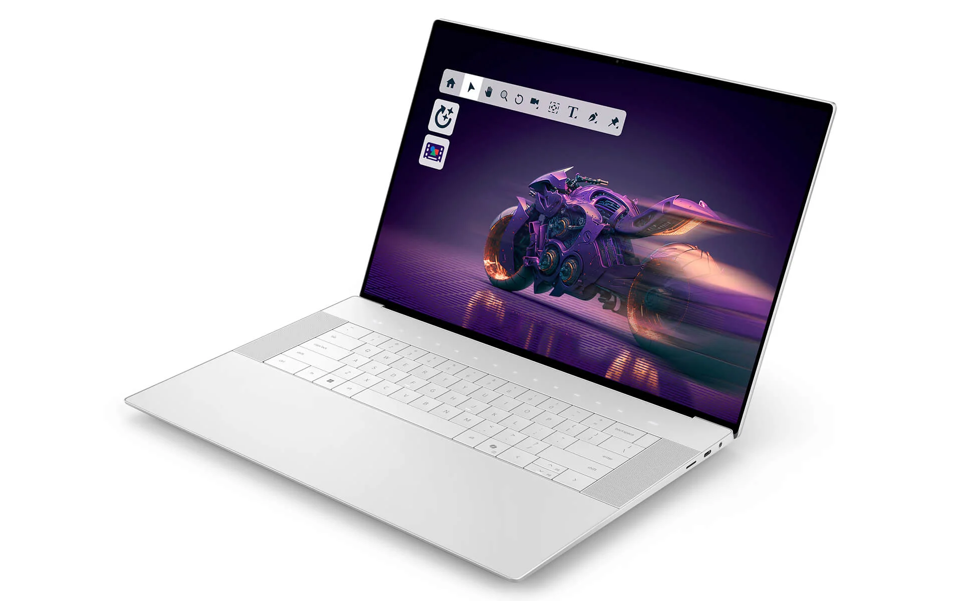 Dell 16 Premium chạy ứng dụng đồ họa