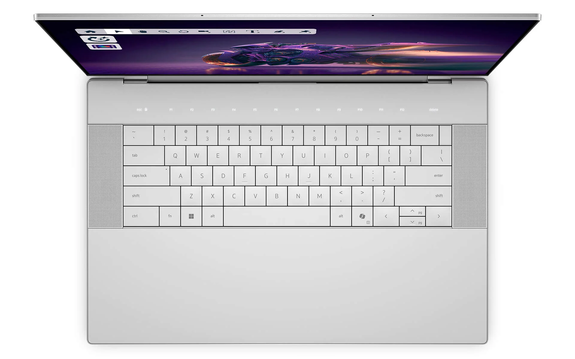 Bàn phím Zero-Lattice và touchpad kính của Dell 16 Premium