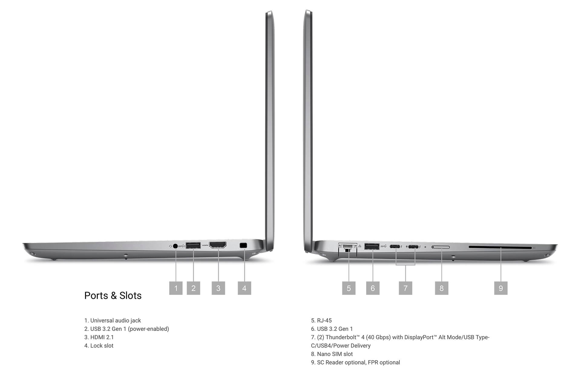 Cổng kết nối và chi tiết Dell Precision 3490