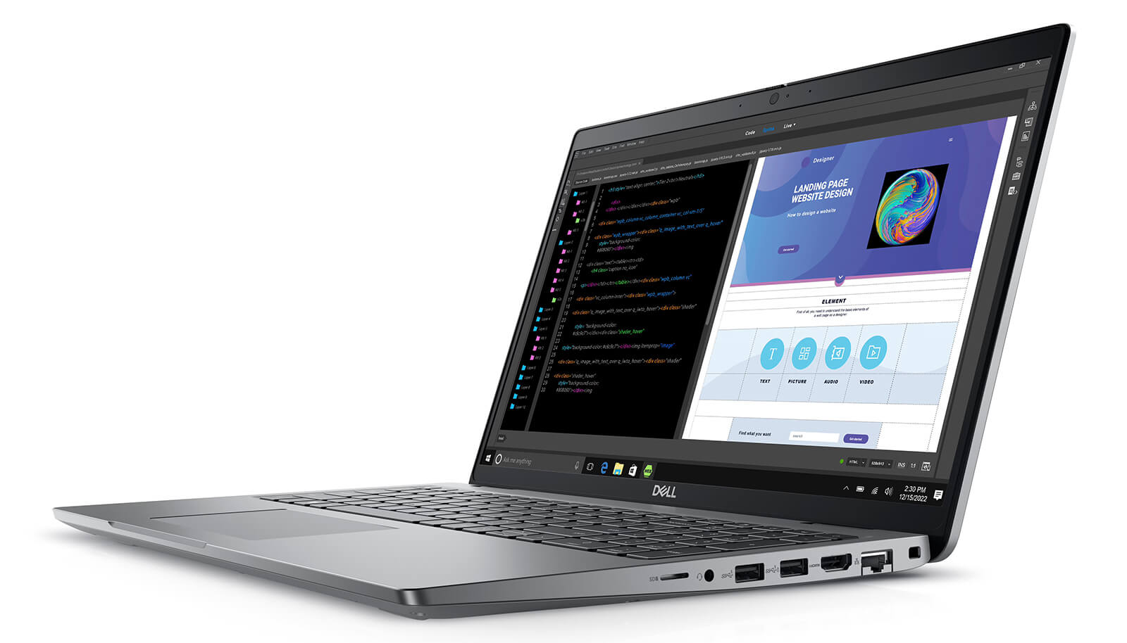 Cổng kết nối và chi tiết Dell Precision 3580