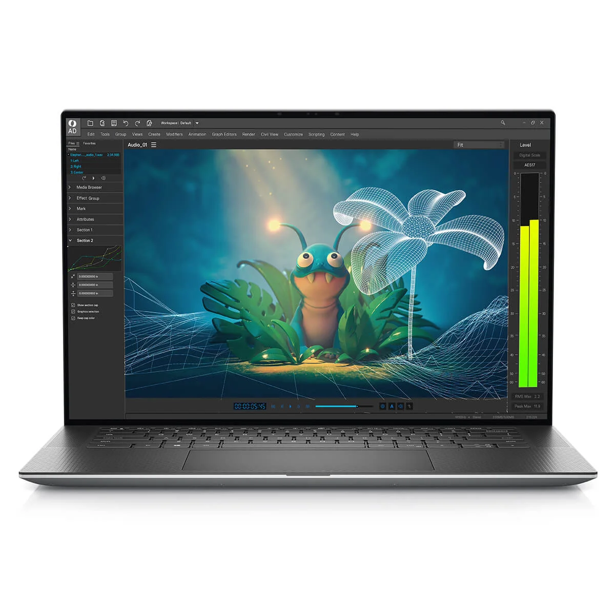 Dell Precision 5570 màn hình InfinityEdge 16:10 tối ưu đồ họa di động
