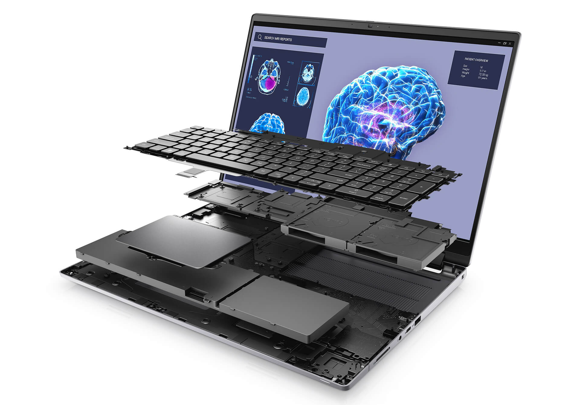 Cổng kết nối và chi tiết Dell Precision 7680
