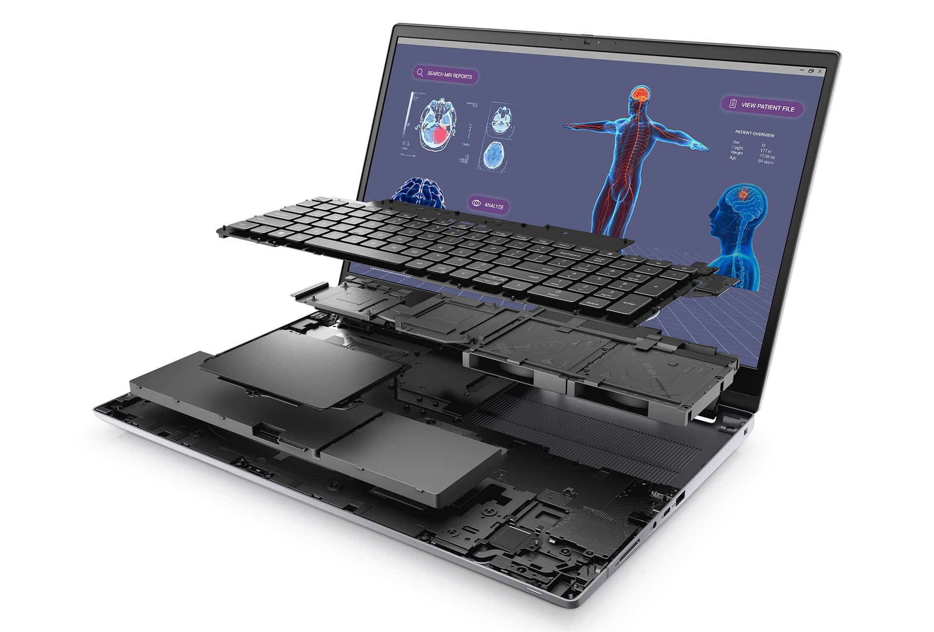 Cổng kết nối và chi tiết Dell Precision 7780