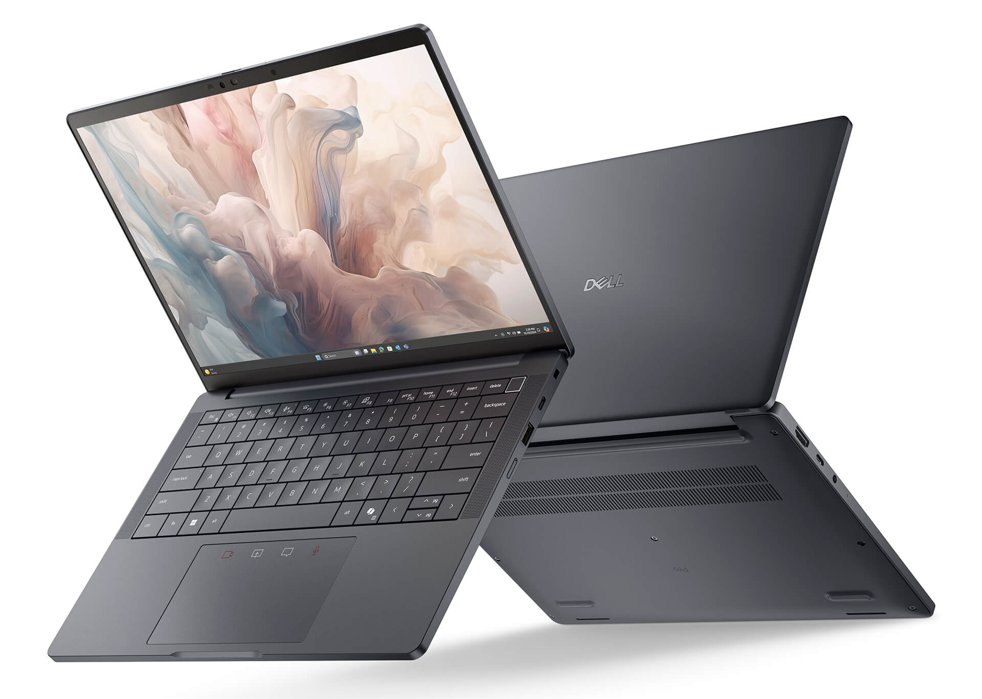 Dell Pro 13 Premium PA13250 màu Magnetite mở gập