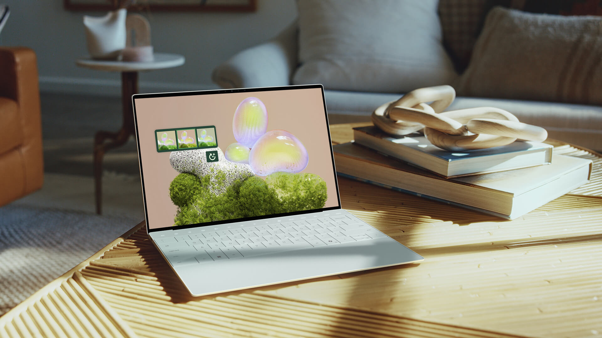 Dell XPS 13 9350 trên bàn làm việc