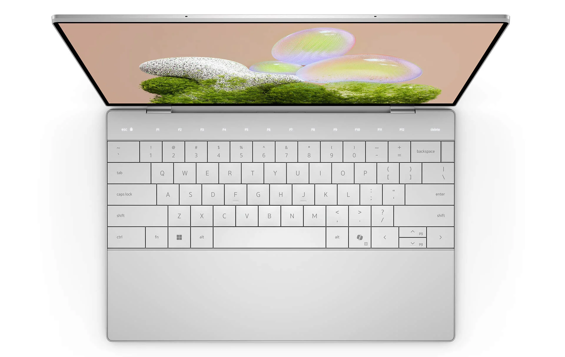 Bàn phím zero-lattice và hàng phím cảm ứng của XPS 13 9350