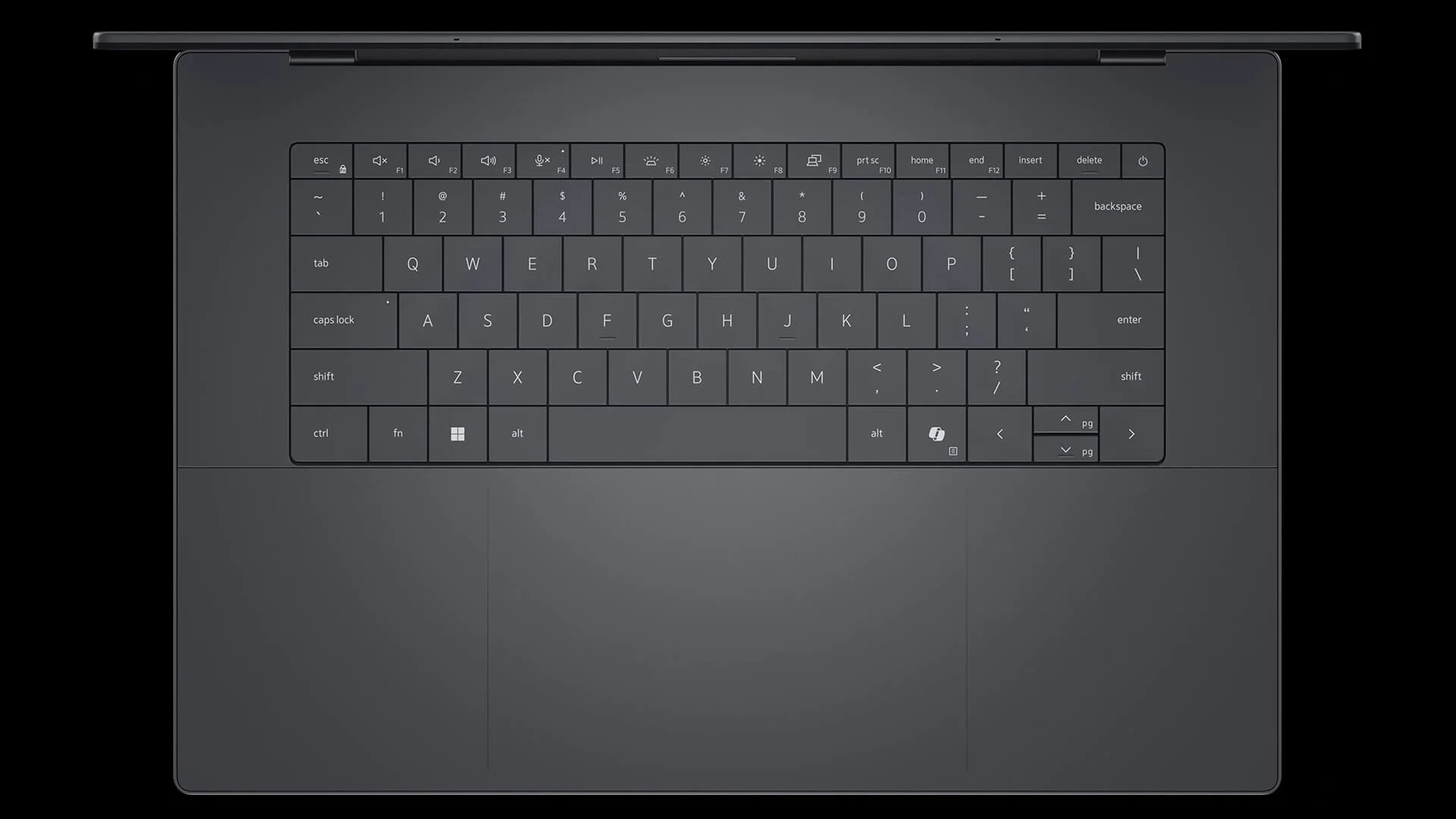 Bàn phím full-size của Dell XPS 16 DA16260