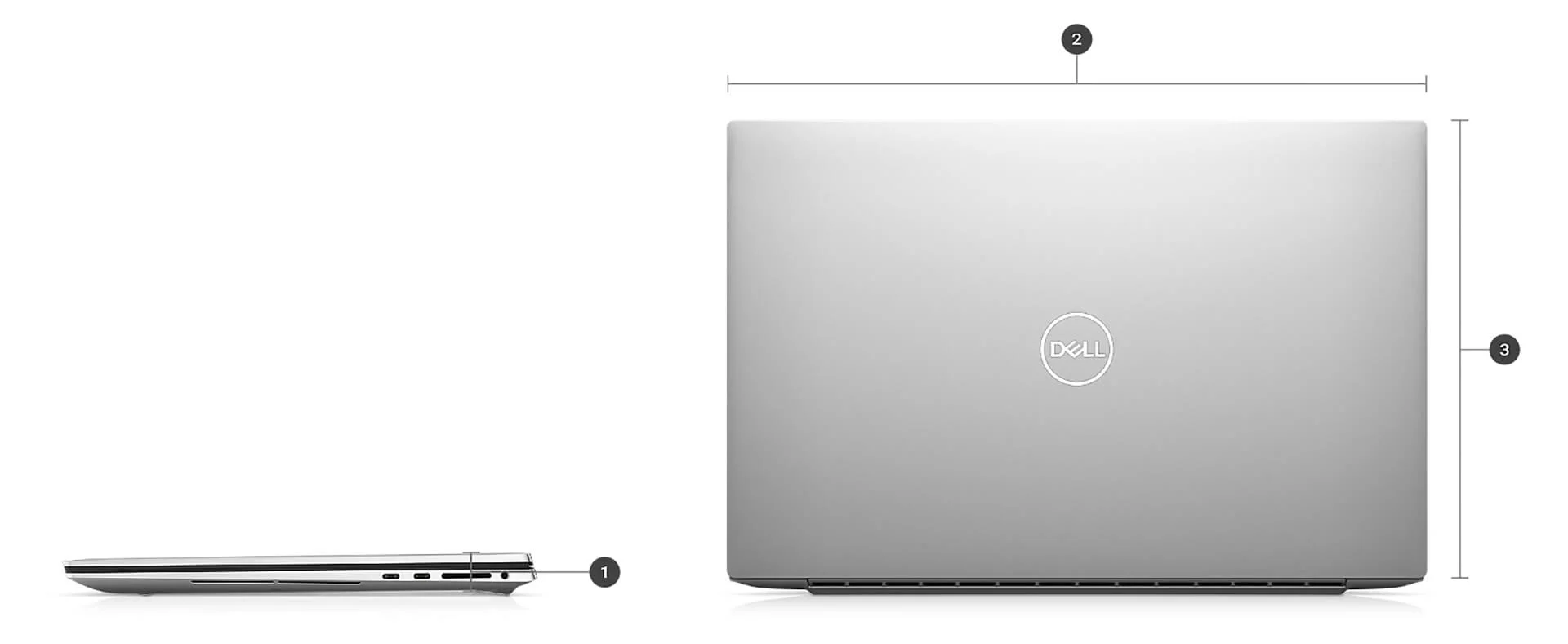 Kích thước Dell XPS 17 9730