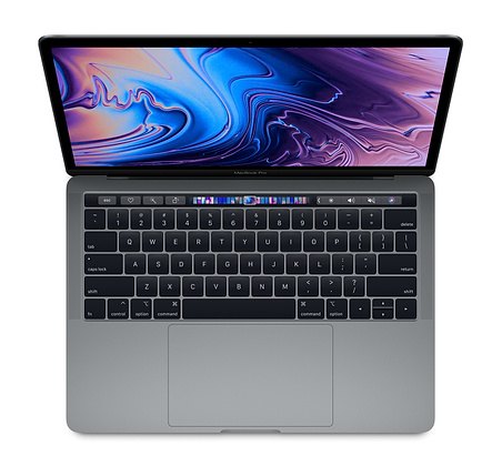 MacBook Pro 13 inch 2018 cũ màu xám không gian có Touch Bar