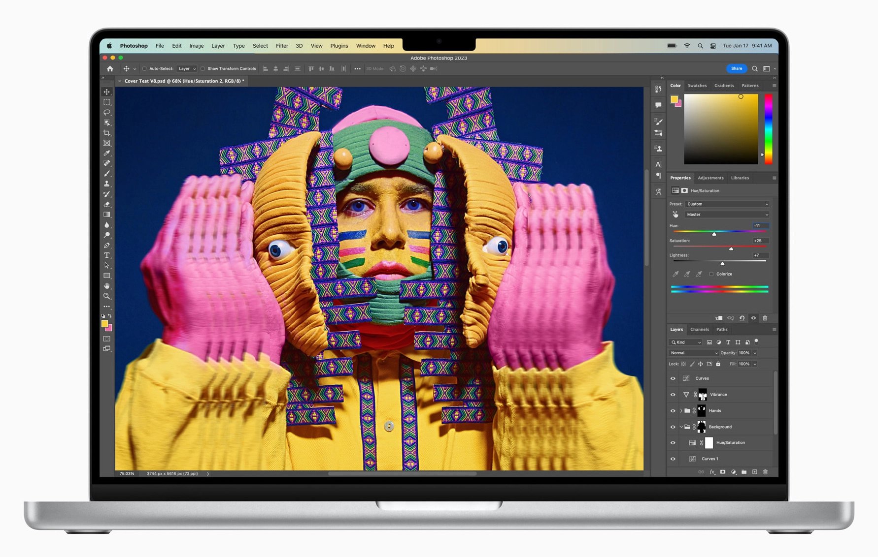 MacBook Pro 14 inch 2023 chạy phần mềm đồ họa