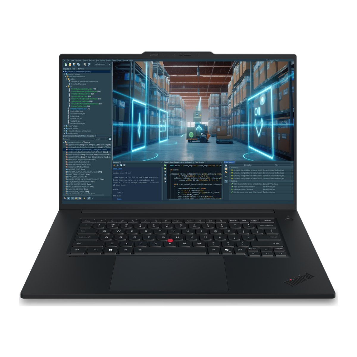 Lenovo ThinkPad P1 Gen 9 nhìn chính diện