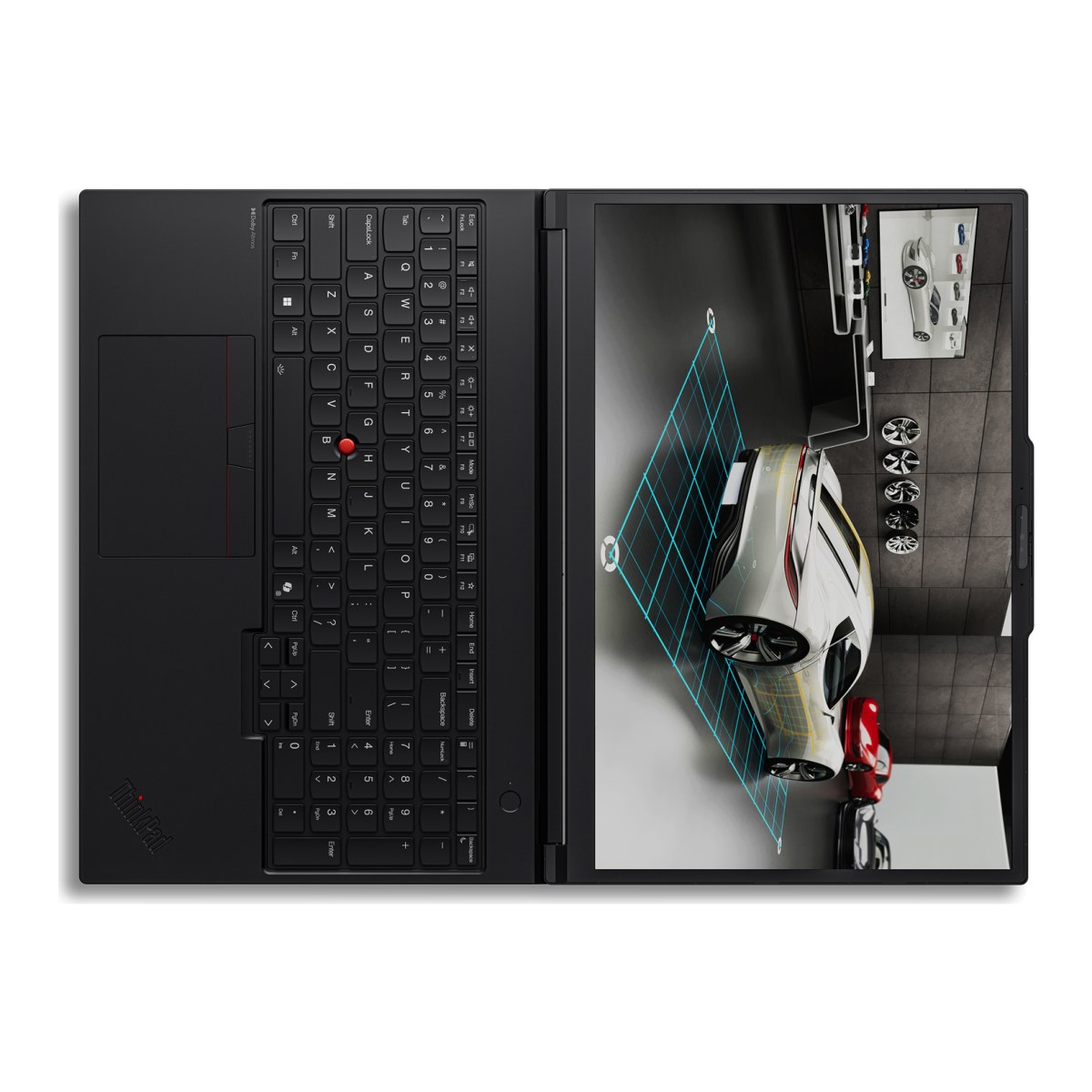 Lenovo ThinkPad P16 Gen 3 nhìn chính diện