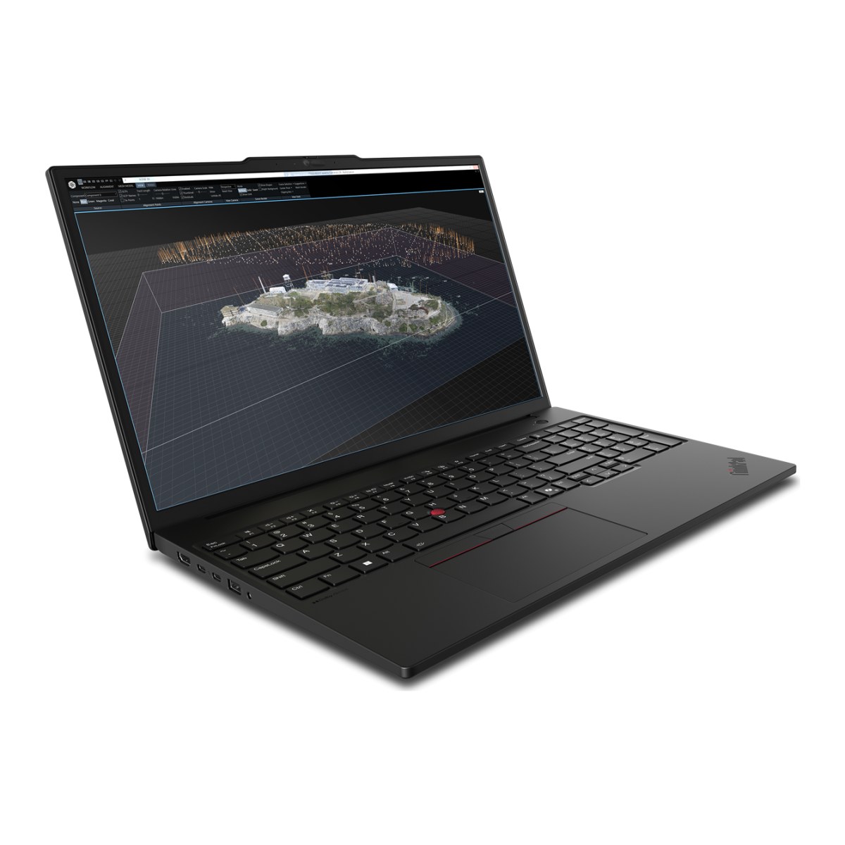 Lenovo ThinkPad P16s Gen 4 nhìn chính diện