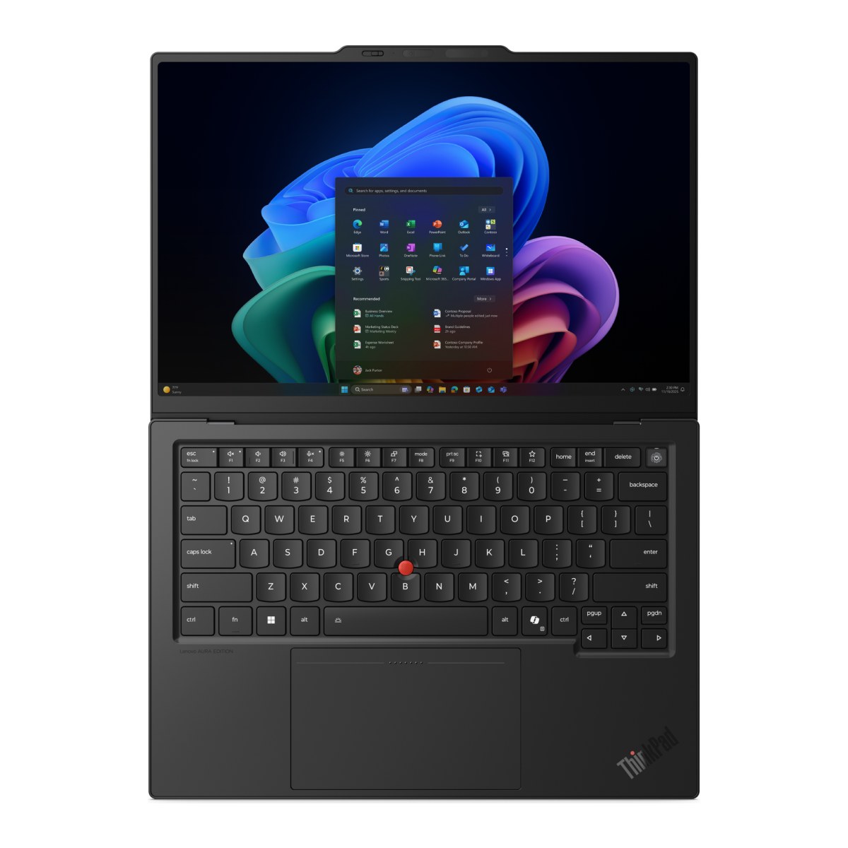Bàn phím và TrackPoint của ThinkPad X1 Carbon Gen 14