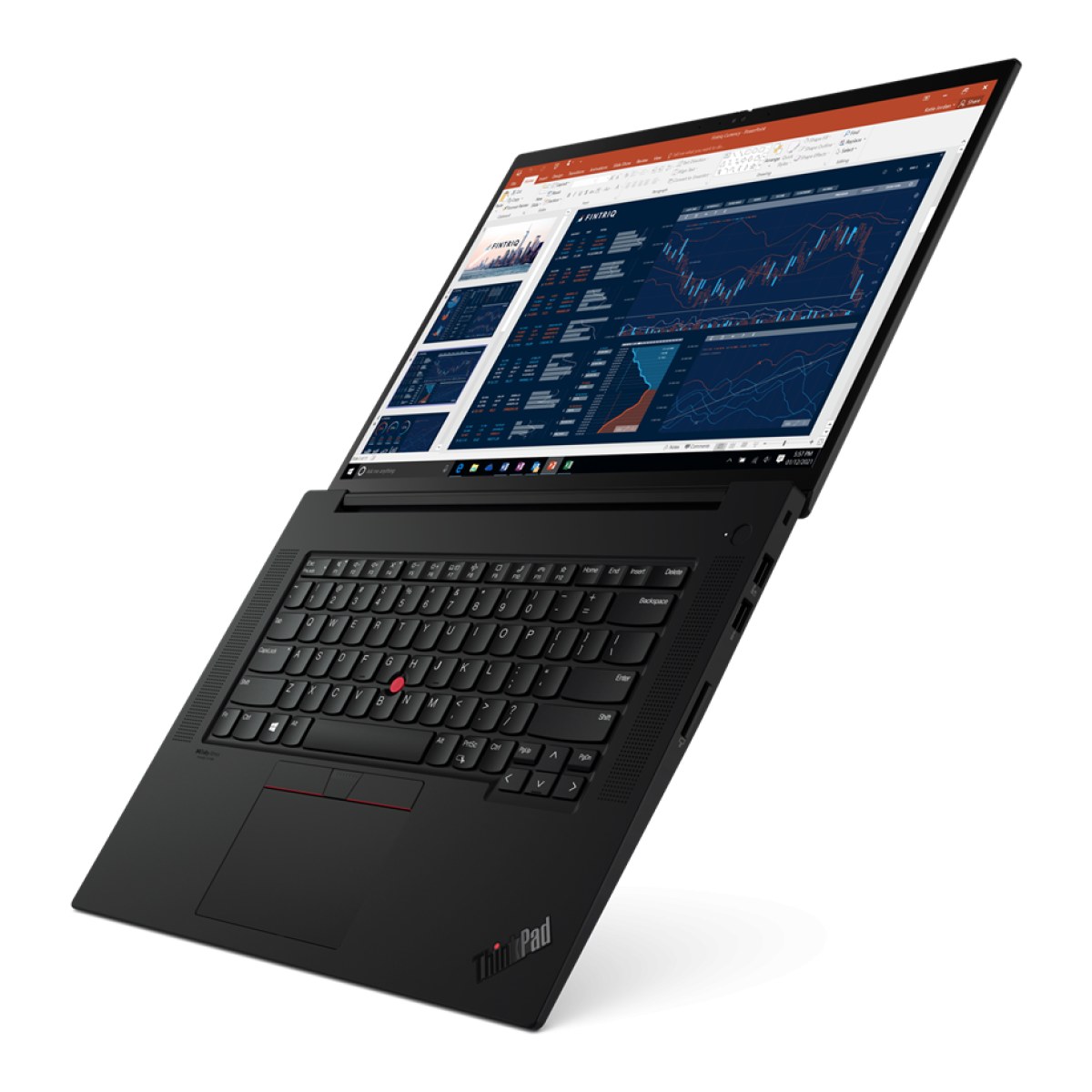 ThinkPad X1 Extreme Gen 4 mở góc nghiêng