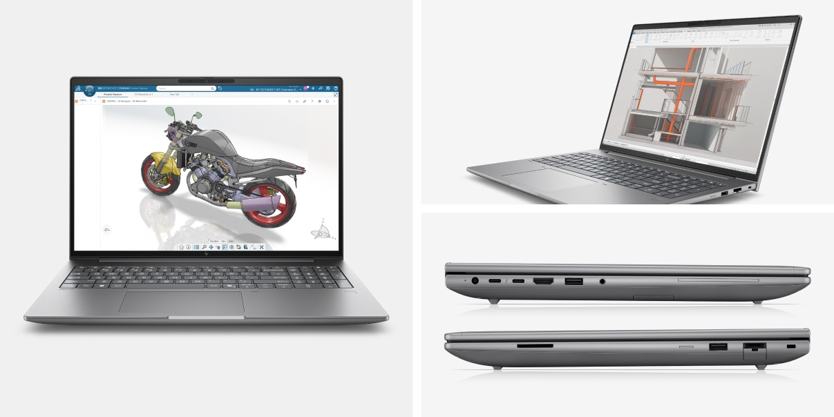 Ba dòng máy trạm 16 inch hàng đầu phục vụ thiết kế kỹ thuật chuyên nghiệp