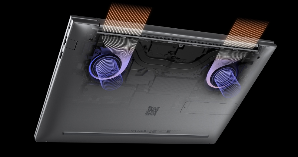 Khả năng tháo lắp và nâng cấp linh kiện bên trong máy trạm HP ZBook X G2i 16