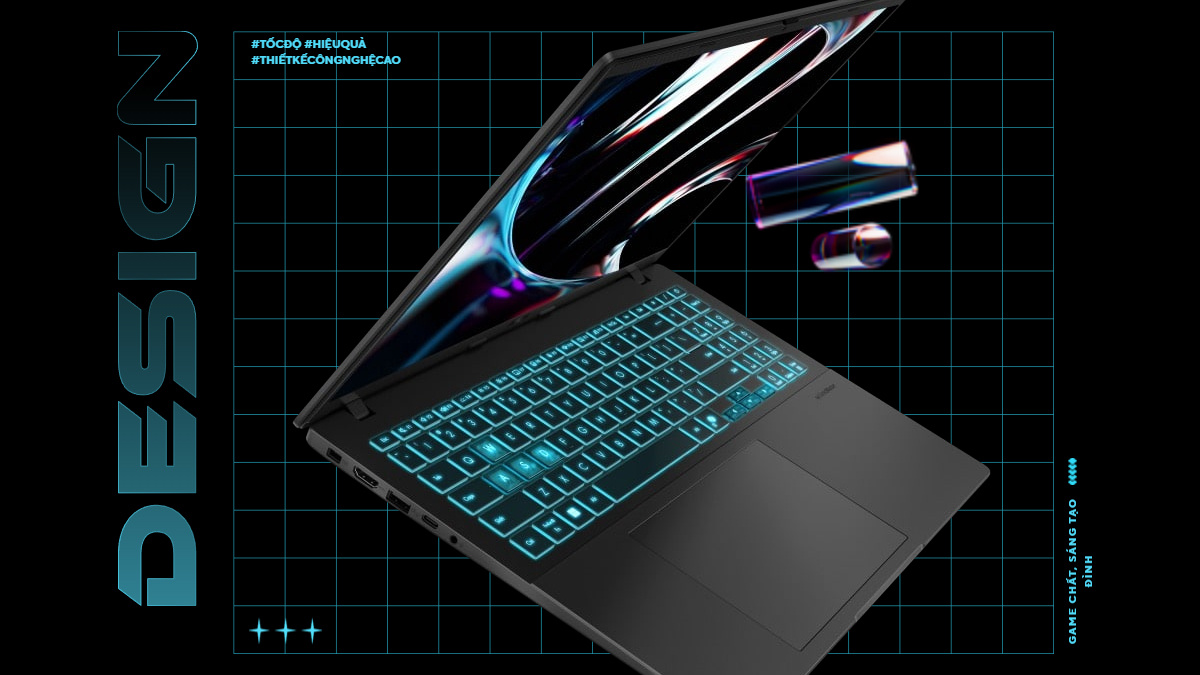 Màn hình 16 inch 144Hz của ASUS Gaming V16 V3607VU-RP343W