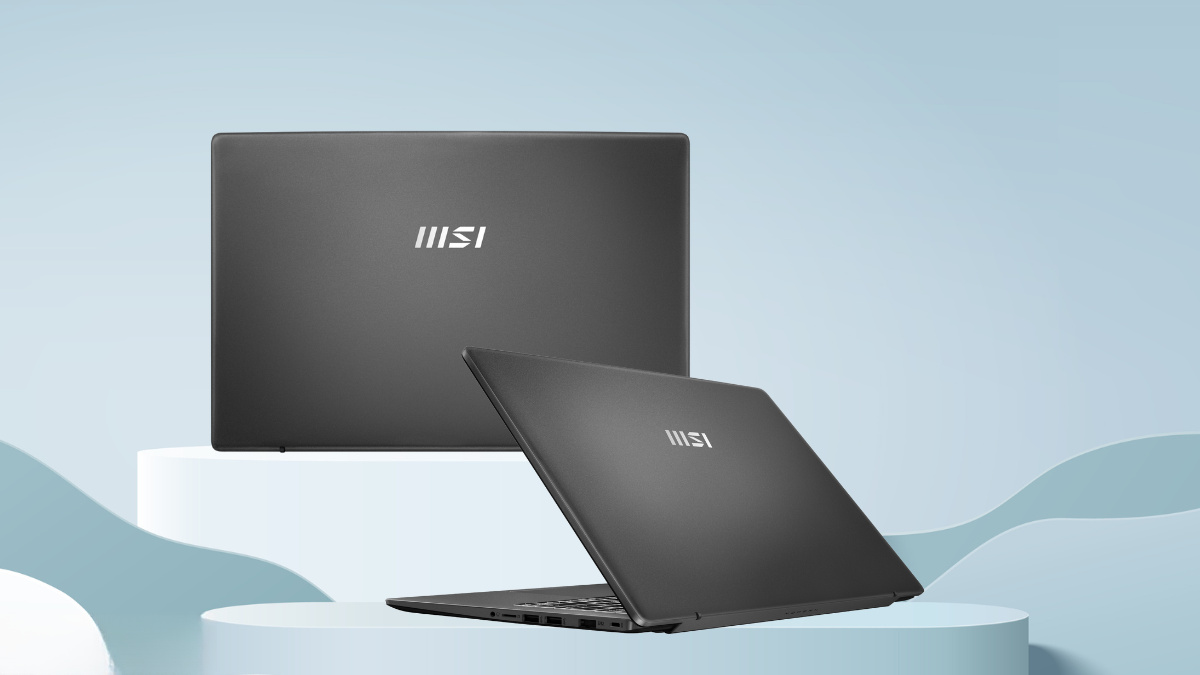 Thiết kế MSI Modern 14 F13MG-240VNCP màu xám
