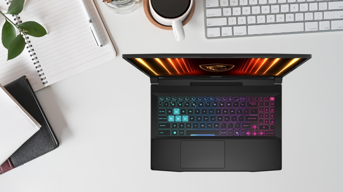 Bàn phím RGB của MSI Katana 15 HX B14WEK-027VN