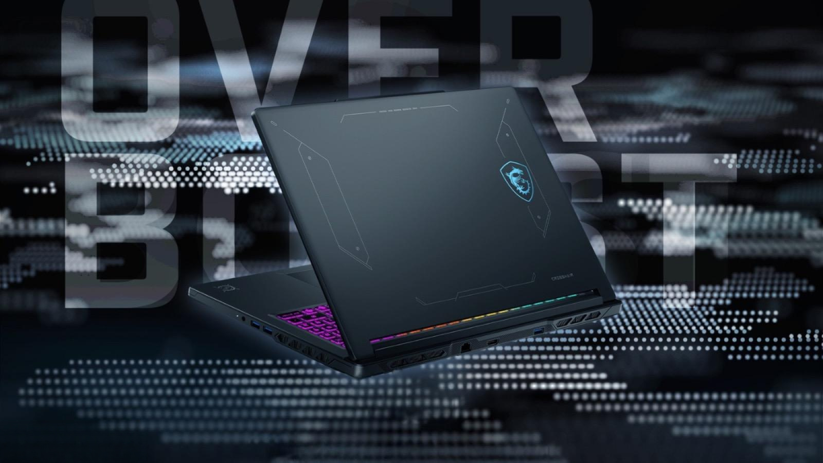 Thiết kế vỏ đen của MSI Crosshair 16 HX E14WEK-076VN
