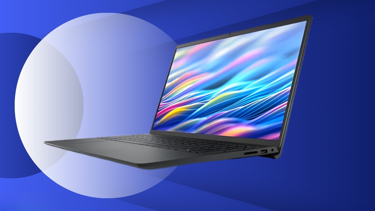 Thiết kế màu đen của laptop Dell 15 DC15250 1XVHG