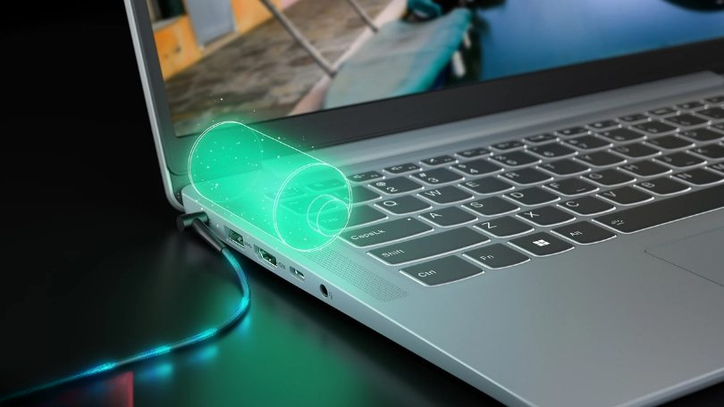 Sạc USB-C Power Delivery trên Lenovo IdeaPad Slim 3 14IRH10 83K0000AVN