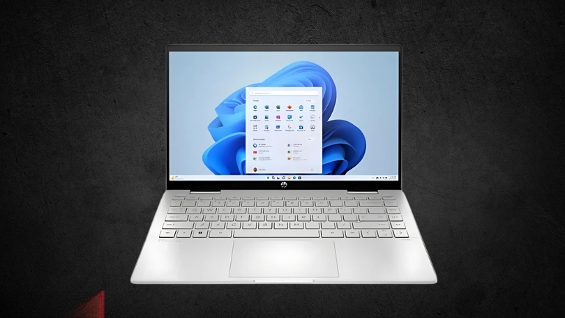 HP Pavilion x360 14-EK2017TU ở chế độ laptop