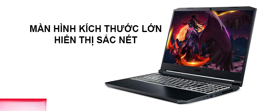 Màn hình 15,6 inch 144Hz của Acer Nitro 5 Eagle AN515-57-54MV