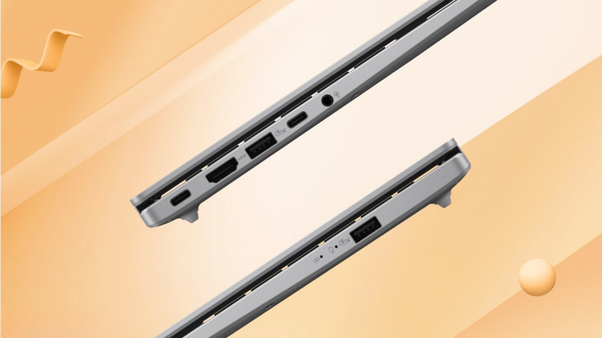 Cổng kết nối và pin của ASUS Vivobook 14 M1407GA-LY270W