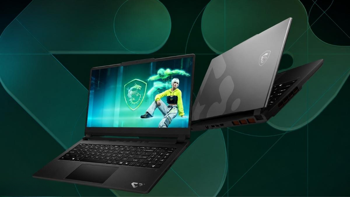 Thiết kế màu xám của MSI Cyborg 15 C13WEO-417VN