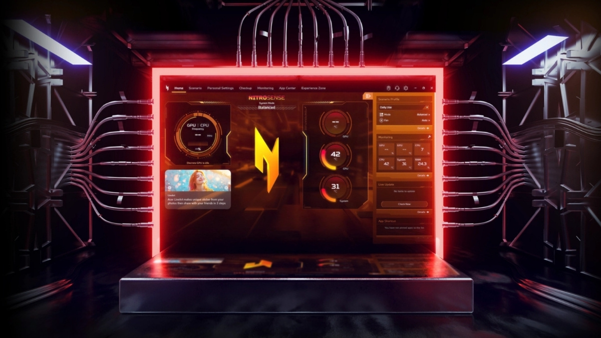 Tính năng AI trên Acer Nitro V 16 AI ANV16S-61-R0B8