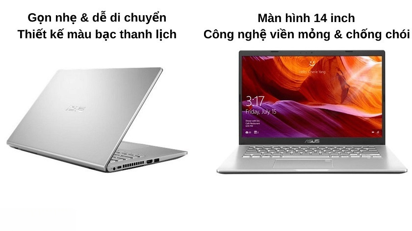 Thiết kế nhỏ gọn của ASUS VivoBook 14 X409MA