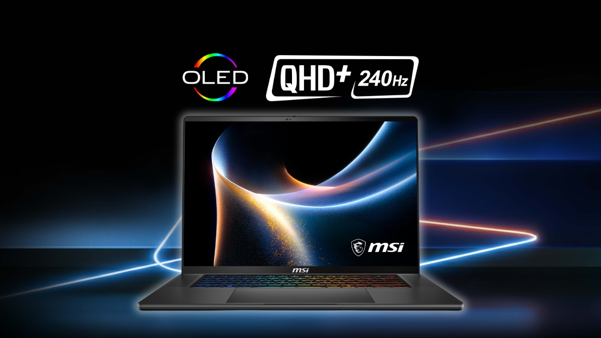 Màn hình OLED 16 inch 240Hz của MSI Stealth 16 AI+ B3WG-008VN