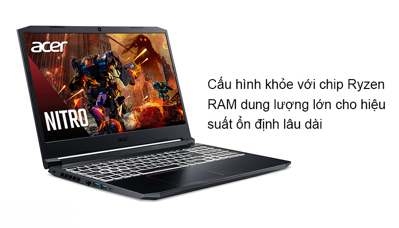 Bàn phím và thân máy Acer Nitro 5 AN515-45-R9SC